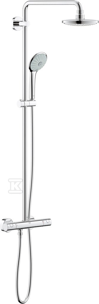 System prysznicowy Euphoria System 180 z baterią termostatyczną 27296001 - obrazek 1