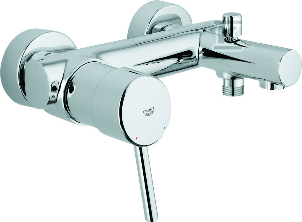 Bateria wannowa Grohe Concetto jednouchwytowa, montaż ścienny 32211001 - obrazek 1