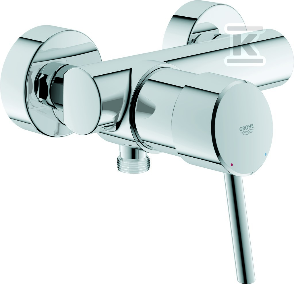 Bateria prysznicowa Grohe Concetto jednouchwytowa, montaż ścienny 32210001 - obrazek 1
