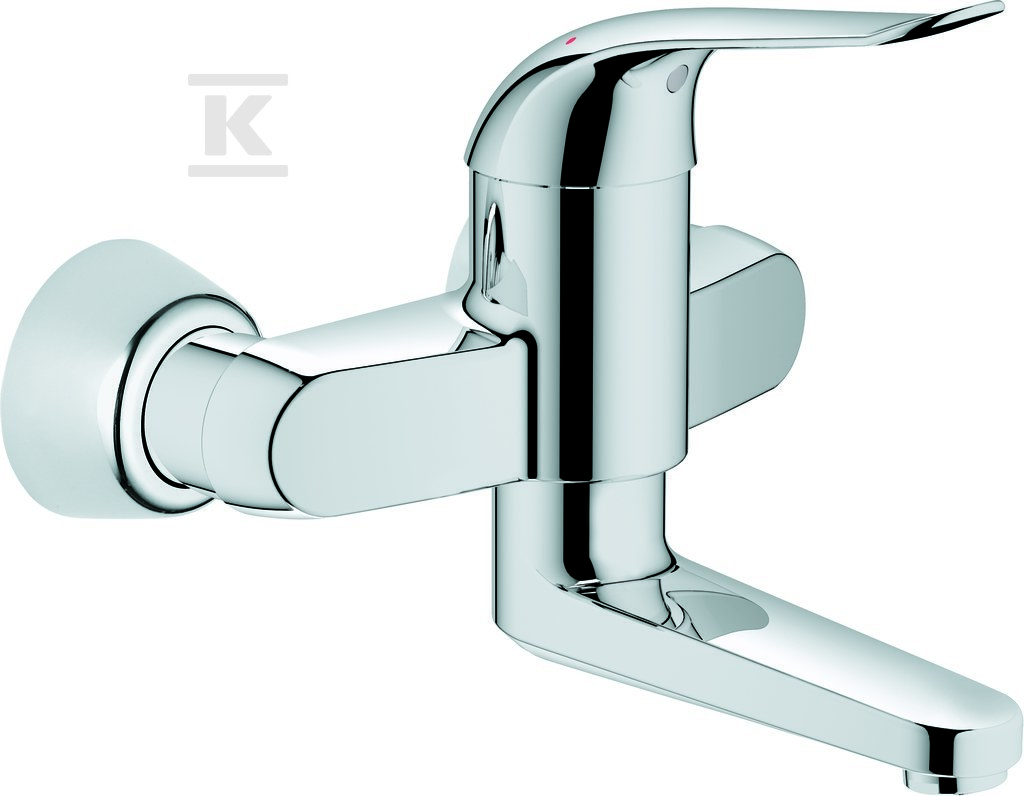 Bateria umywalkowa Grohe Euroeco Special, montaż ścienny, wylewka 197mm 32767000 - obrazek 1