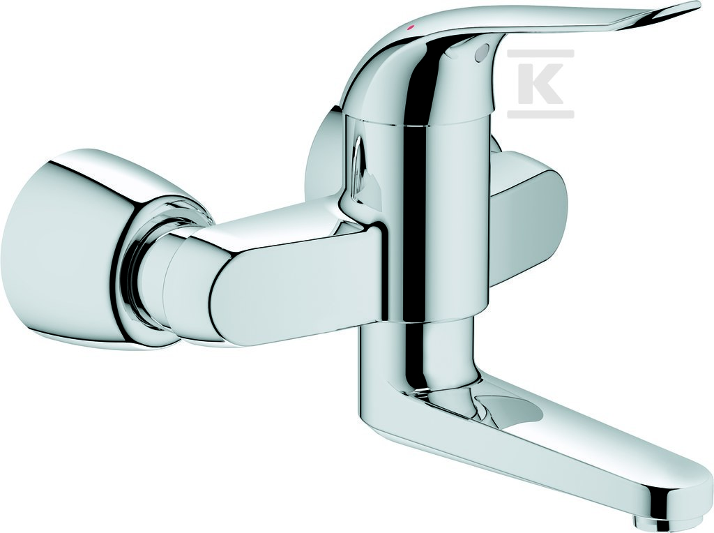 Bateria umywalkowa Grohe Euroeco Special, montaż ścienny, wylewka 214mm 32771000 - obrazek 1