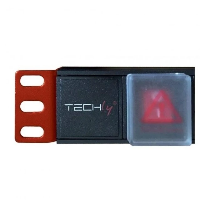 Listwa Zasilająca Rack 1U 8x Schuko/UNEL, Kabel C20 3m, 16A - obrazek 3
