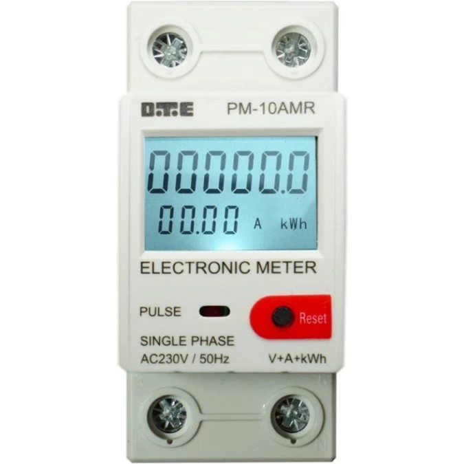 Licznik energii elektrycznej jednofazowy D.T.E PM‑10AMR - obrazek 3