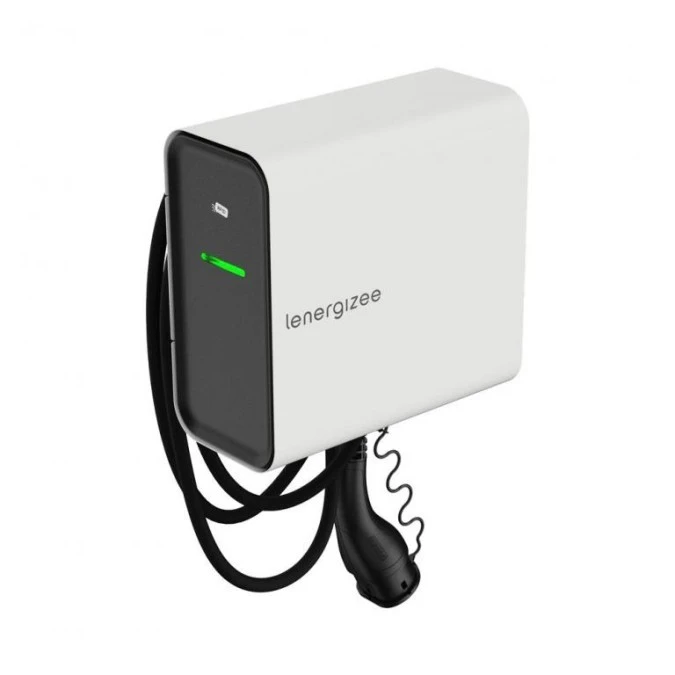 LENERGIZEE BUSINESS OCPP 22kW kabel 5m biały mat RAL9016 - obrazek 3