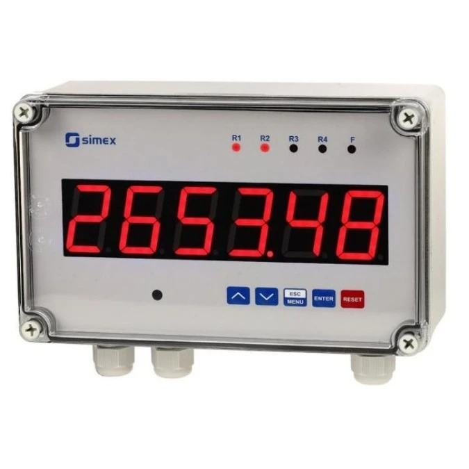 Licznik elektroniczny naścienny – wejście 10‑30V DC kwadraturowe, liczące – 2xREL przekaźnik – RS‑485 – dozownik ‑ SLIK‑638 - obrazek 1
