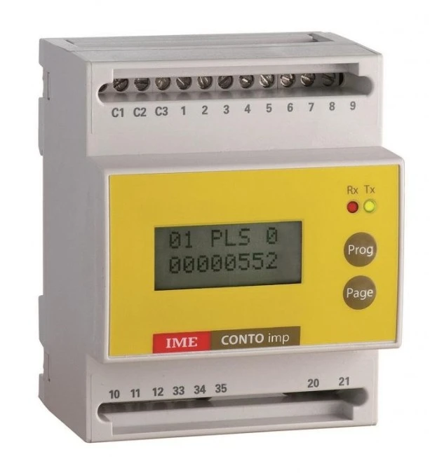 Licznik impulsów 6+6 impulsowe/RS485 A230V CONTO imp IF4C001 - obrazek 1
