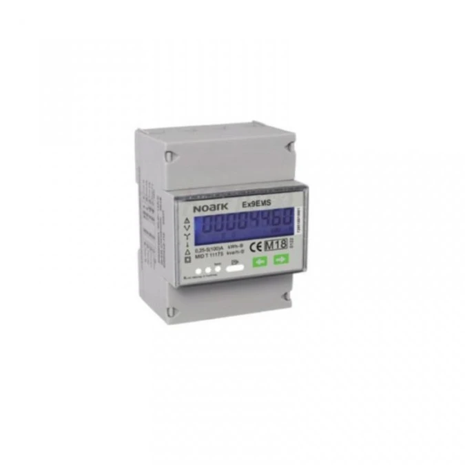 Licznik energii 3‑fazowy przekładnik prądowy ModBus 2‑taryfowy LCD, MID Ex9EMS - obrazek 1