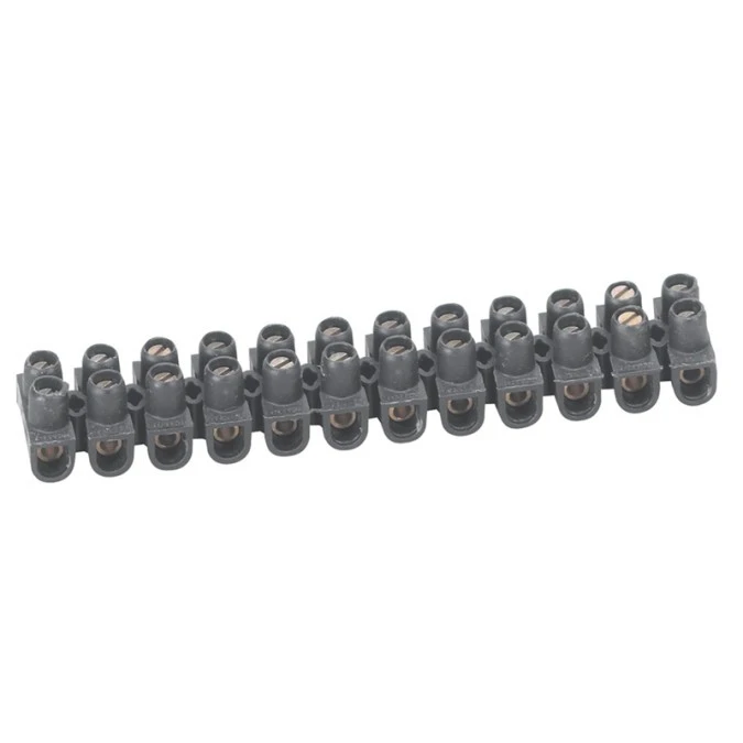 Listwa zaciskowa 12‑torowa 2,5mm2 czarna 034211 /10szt./ - obrazek 1