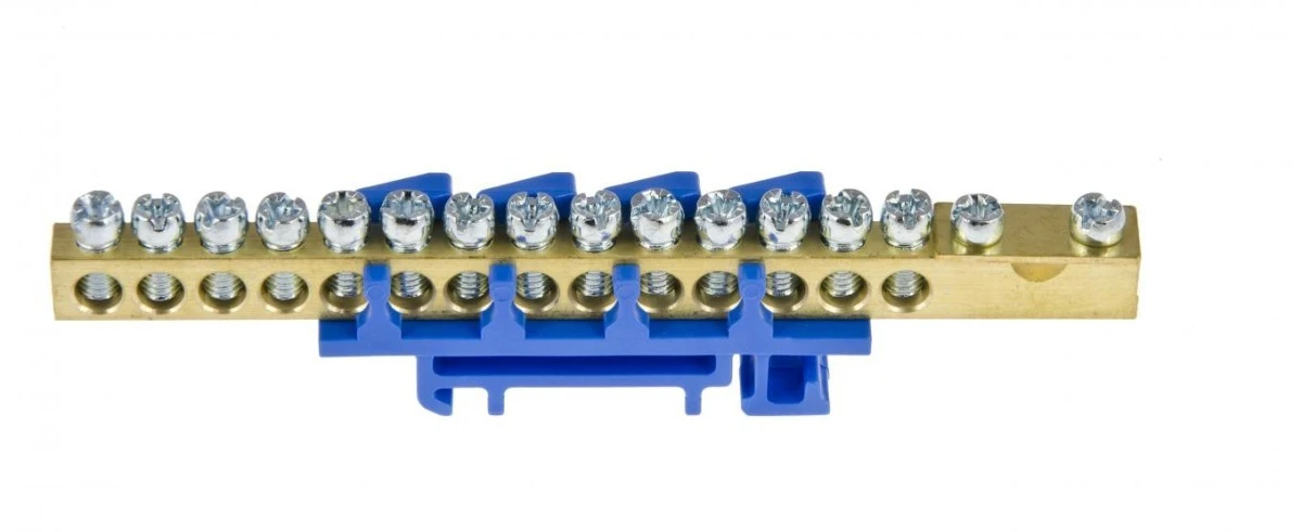 Listwa Zaciskowa 14x16 mm2,1x35mm2 ‑ Niebieska ENE‑00540 - obrazek 2