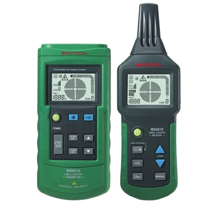 Lokalizator przewodów, rur i zabezpieczeń MASTECH MS6818 - obrazek 2