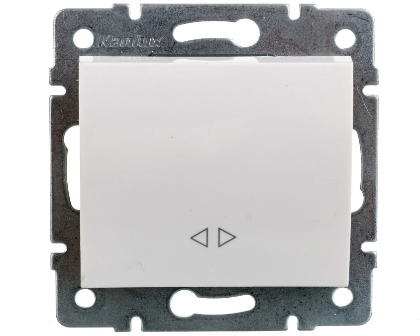 LOGI Łącznik krzyżowy śrubowy 10AX 250V biały 021070102 25074 - obrazek 1