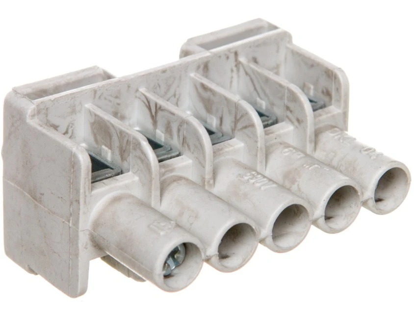 Listwa zaciskowa do puszek 5‑torowa 1,5‑6 mm2 Cu szara DKL 04 2600055 - obrazek 1