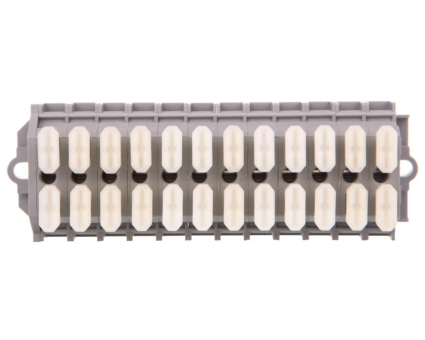 Listwa zaciskowa 2‑przewodowa 2,5mm2 12‑torowa szara mocowanie śrubowe 261‑432/341‑000 /25szt./ - obrazek 2