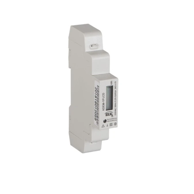Licznik energii elektrycznej 1F 45A 230V MID z wyświetlaczem KDEM‑1P LCD 19343 - obrazek 1