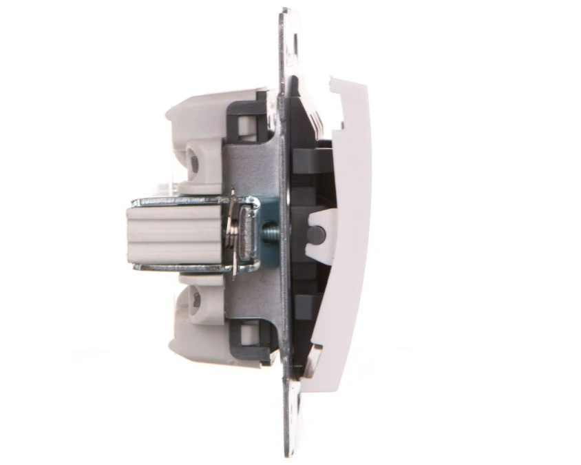 LOGI Łącznik jednobiegunowy z LED śrubowy 10AX 250V biały 021110102 25078 - obrazek 3