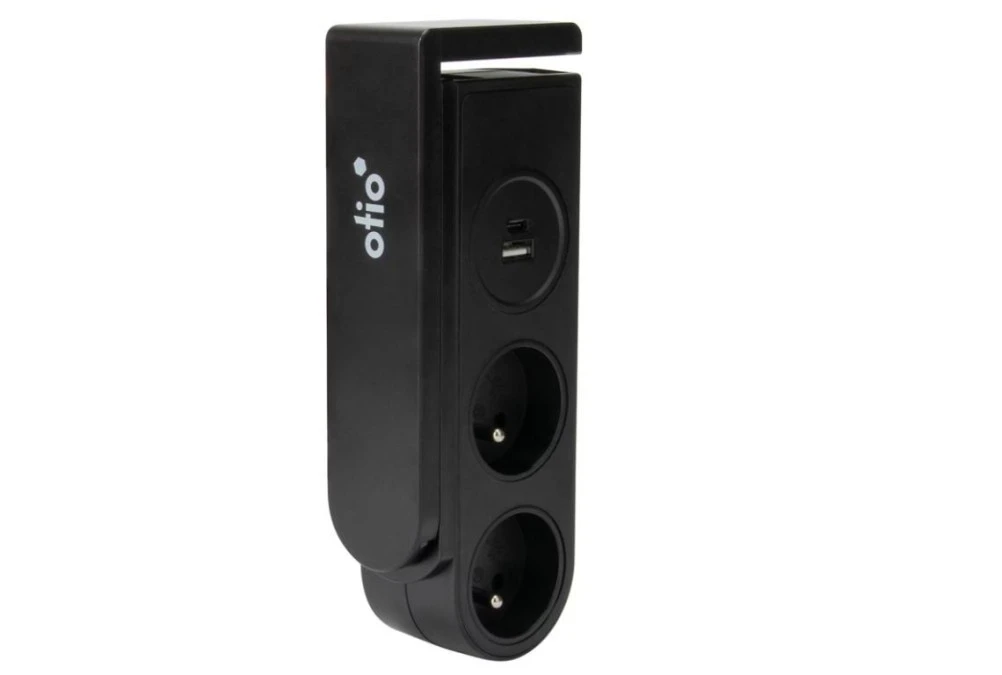 LISTWA ZASILAJĄCA Z ZACISKIEM MOCUJĄCYM 2 GNIAZDA + 2 USB - obrazek 1