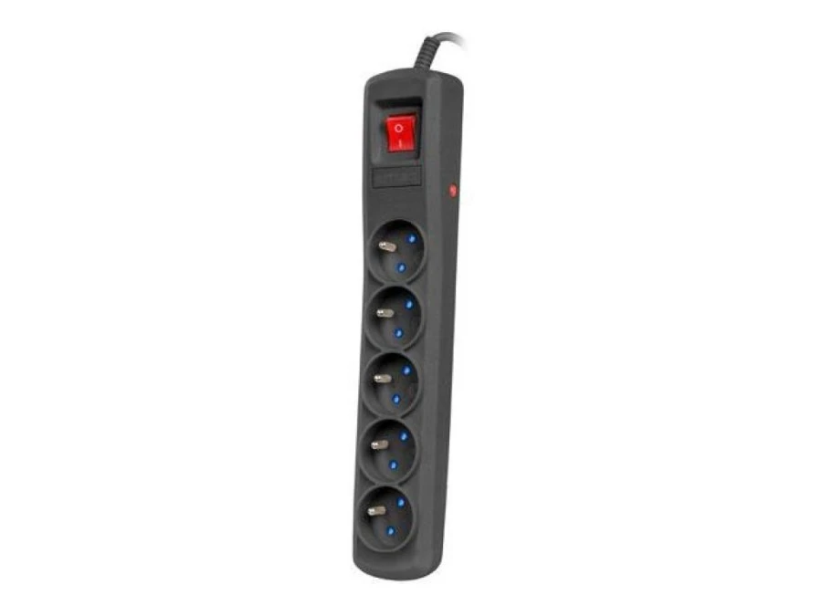 LISTWA ZASILAJĄCA ARMAC ARC5 5M 5X 230V PL CZARNA ARC5/50/CZ - obrazek 1