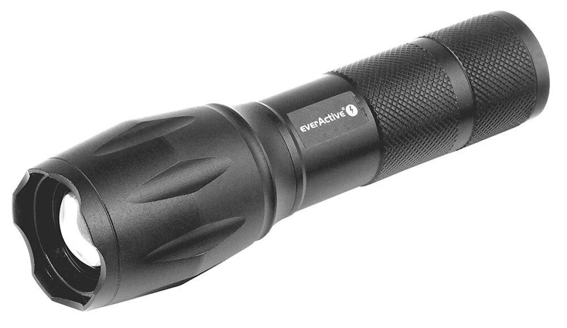 Latarka ręczna diodowa (LED) everActive FL‑600 z diodą CREE XM‑L2 18650 / 3x AAA (R03) - obrazek 1