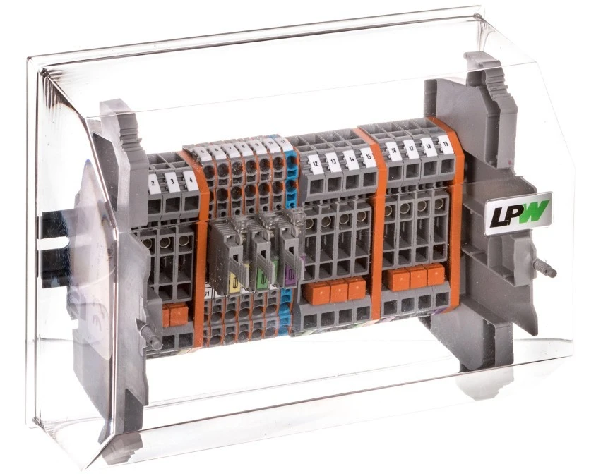 Listwa pomiarowa LPW 19‑torowa 230V AC szeregowa 847‑676/230‑1001