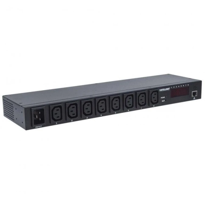 Listwa zasilająca Rack zarządzalna IP RJ45 8X C13 163682 - obrazek 2