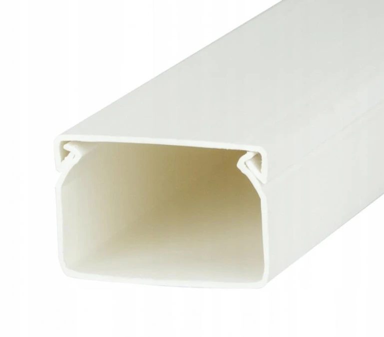 Listwa elektroinstalacyjna kanał kablowy STANDARD BKK 40x25mm korytko z pokrywą KARTON=80m (40szt) - obrazek 3