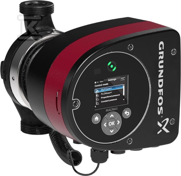 Bezdławnicowa pompa obiegowa MAGNA3 25-100 180 1x230V PN10 97924247
