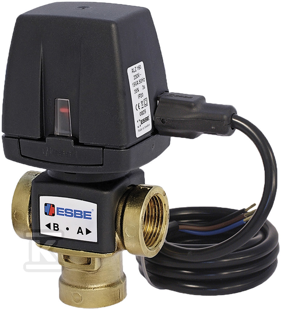 Zawory przełączające z siłownikiem ESBE VZD161 2-P 230V RP3/4" 20-6,0 43080100 - obrazek 1