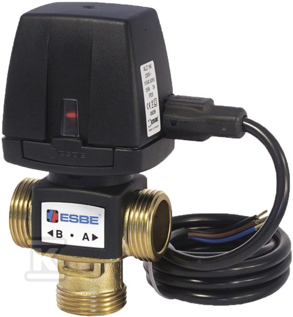 Zawory przełączające z siłownikiem ESBE VZD162 2-P 230V G1″ 20-6,0 43080400