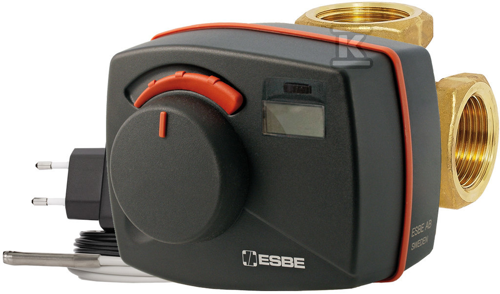 Zestaw - zawór z napędem elektrycznym ESBE VRB141 25-10 & CRA211 230 V 6NM 13042200 - obrazek 1