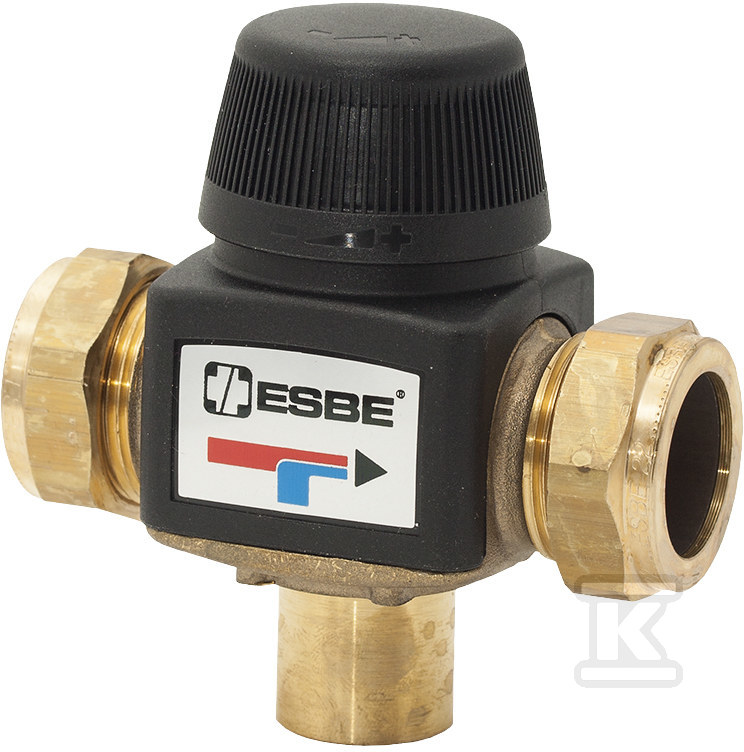 Termostatyczny awaryjny zawór mieszający ESBE VTA323 35-60°C 20-1,5 CPF22 31350500 - obrazek 1