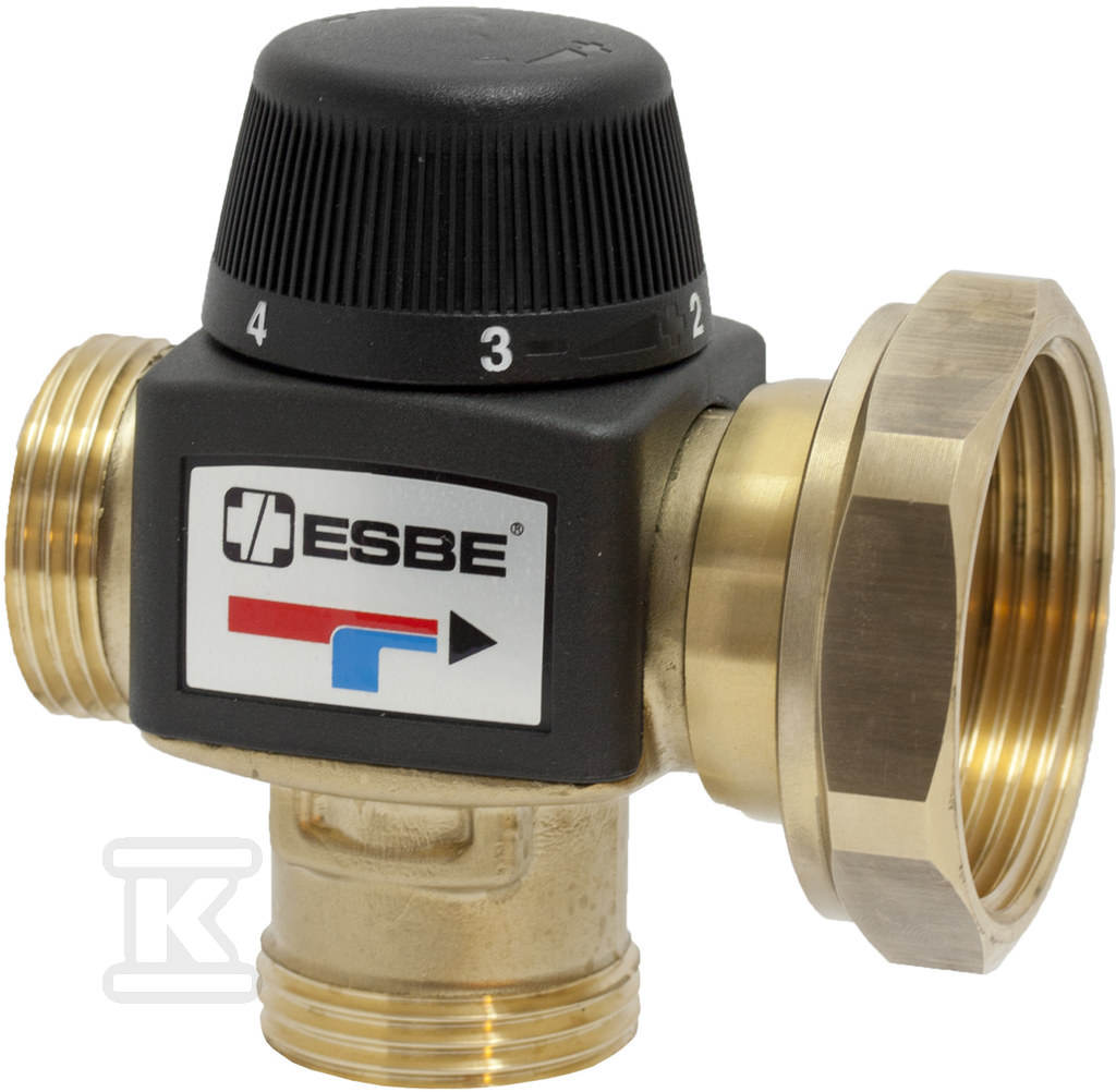 Termostatyczny zawór mieszający ESBE VTA377 20-55°C PF1 1/2 G1 20-3,4 31200200 - obrazek 1