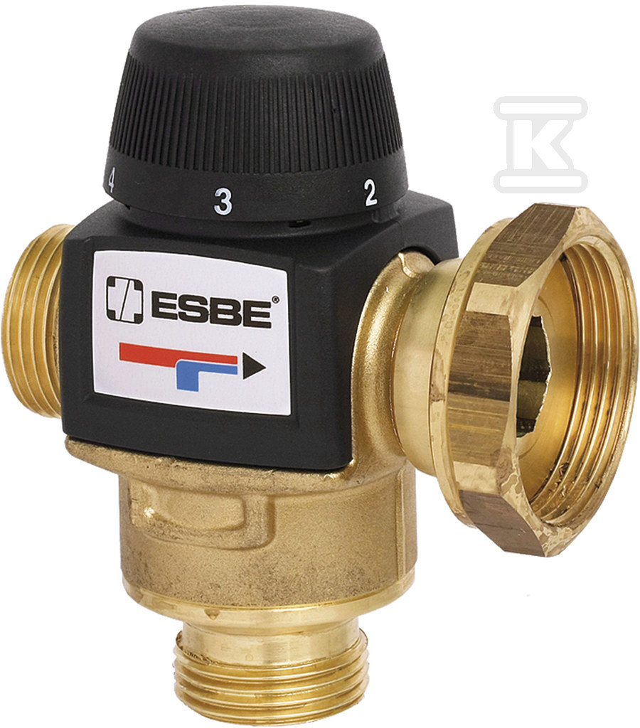 Termostatyczny zawór mieszający ESBE VTA577 20-55°C PF1 1/2 G1 20-4,5 31702300 - obrazek 1
