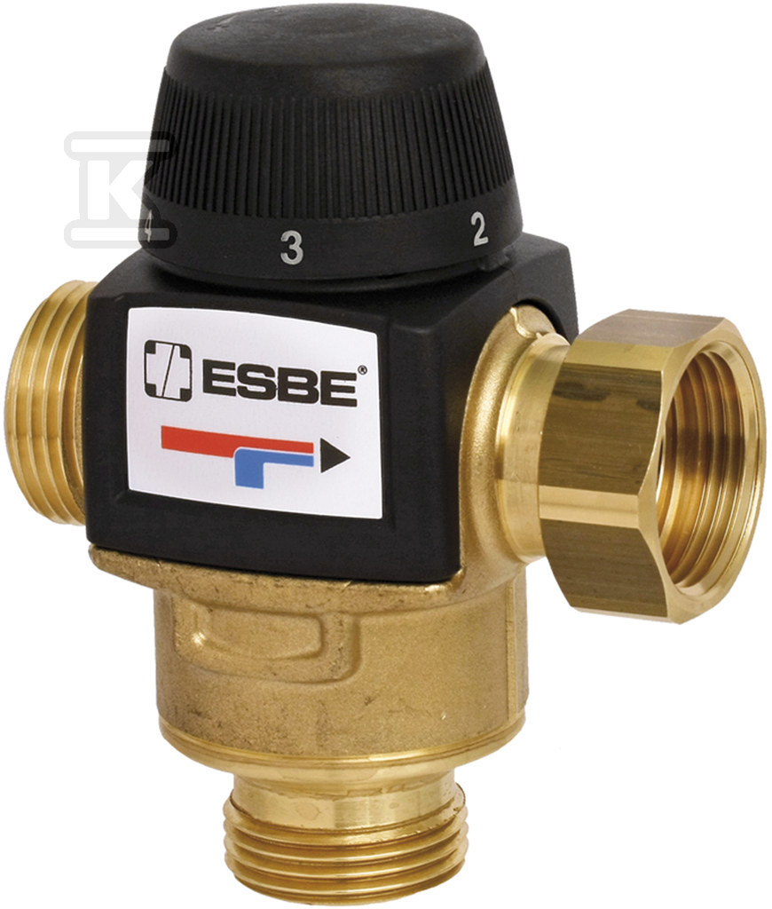 Termostatyczny zawór mieszający ESBE VTA578 20-55°C RN1-G1 20-4,5 31702400 - obrazek 1