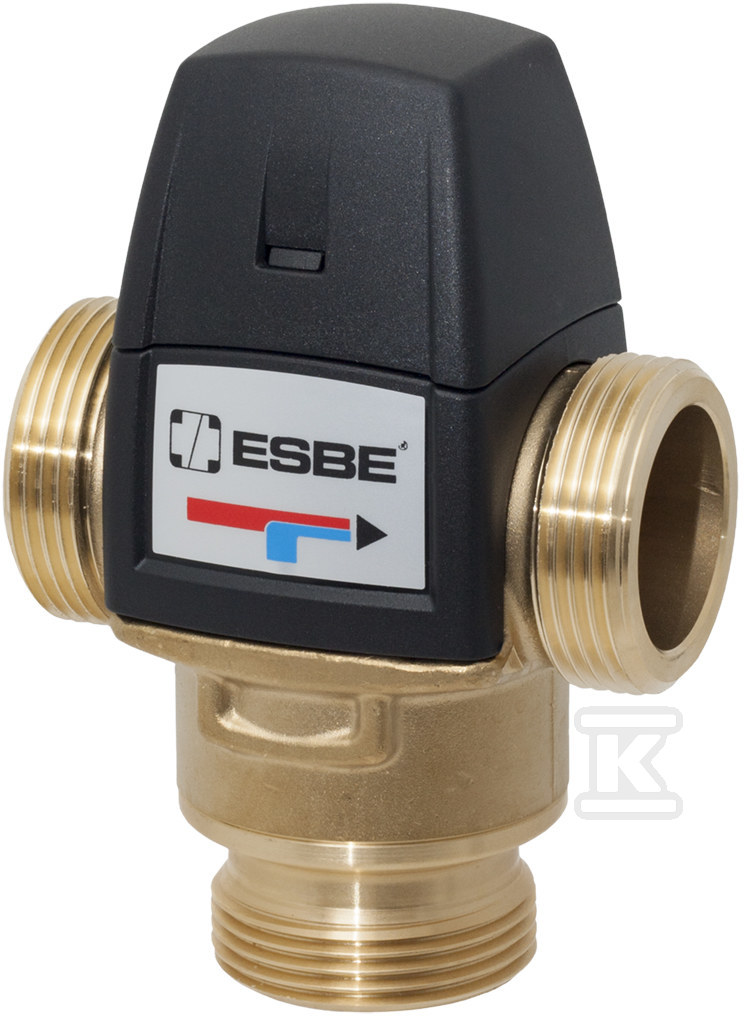 Termostatyczny awaryjny zawór mieszający ESBE VTE512 22-28°C G1 1/4 25-4,8 31280200 - obrazek 1