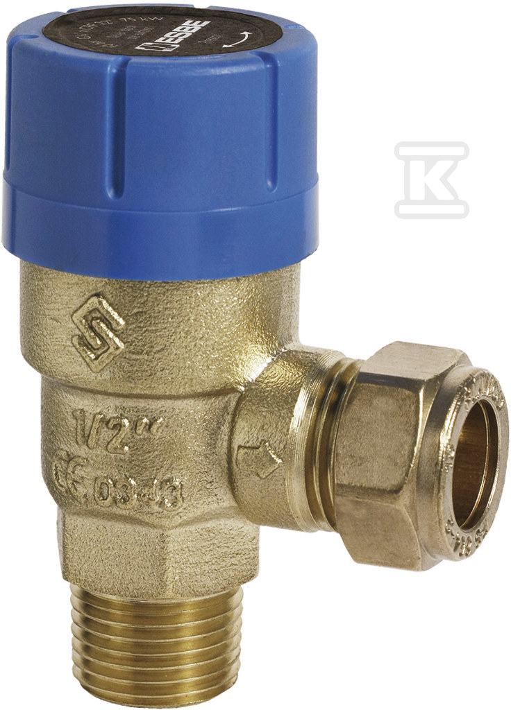 Zawór bezpieczeństwa ESBE VSB132 CPF15 R1/2 0,6MPA 36020100 - obrazek 1