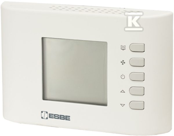 Termostat pokojowy ESBE TFC139 5-35°C LCD H/C/WYŁ. 24/230 V 18004500