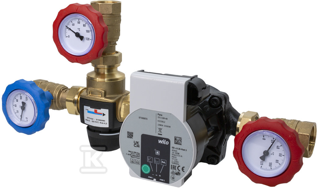 Termoregulator ESBE SFK121 VTC422 50-70°C WILO 55021100 - obrazek 1