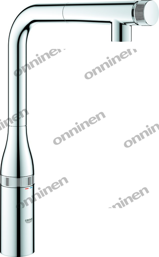 Bateria zlewozmywakowa Essence SmartControl z wyciągana wylewką 31615000 - obrazek 1