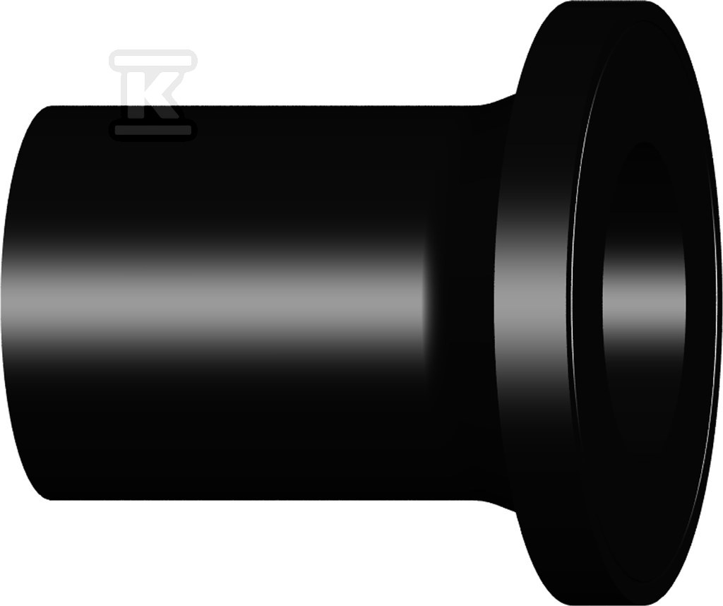 Tuleja doczołowa długa kołnierzowa d450 PE100, SDR17, PN5 gaz/PN10 woda, sfazowana 753800301 - obrazek 1