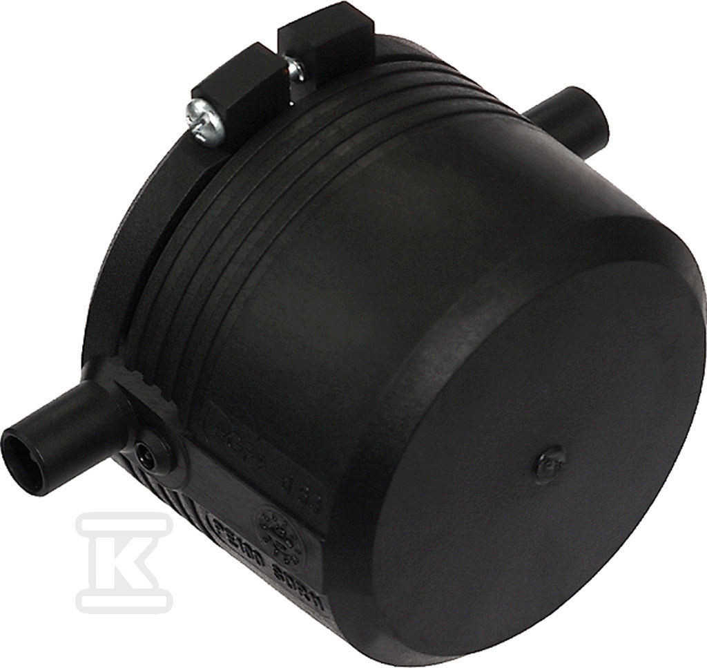 Zaślepka elektrooporowa d50 PE100, SDR11, PN10 gaz/PN16 woda 753961610 - obrazek 1
