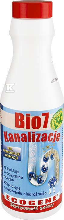 Preparat BIO7 KANALIZACJA UDRAŻNIANIE 500G BIO7-32524 - obrazek 1