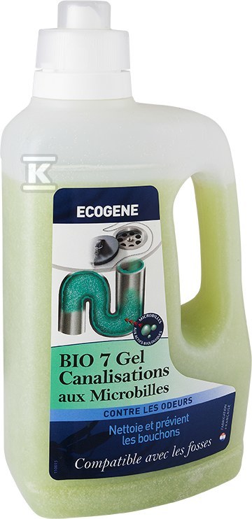 Preparat BIO7 KANALIZACJA UDRAŻNIANIE żel 1L BIO7-32036 - obrazek 1