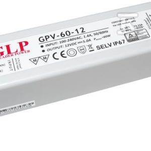 Zasilacz LED GLP 12V, 5A, 60W GPV-60-12 Zasilacz LED GLP 12V, 5A, 60W GPV-60-12