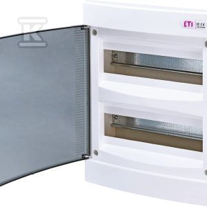 Rozdzielnica podtynkowa 24 modułów IP40 drzwi transparentne ECM24PT-s 001101075 Rozdzielnica podtynkowa 24 modułów IP40 drzwi transparentne ECM24PT-s 001101075