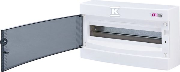 Rozdzielnica natynkowa 18 modułów IP40 drzwi transparentne ECT18PT-s 001101068