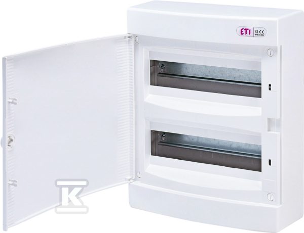 Rozdzielnica natynkowa 24 modułów IP40 drzwi białe ECT24PO-s 001101072