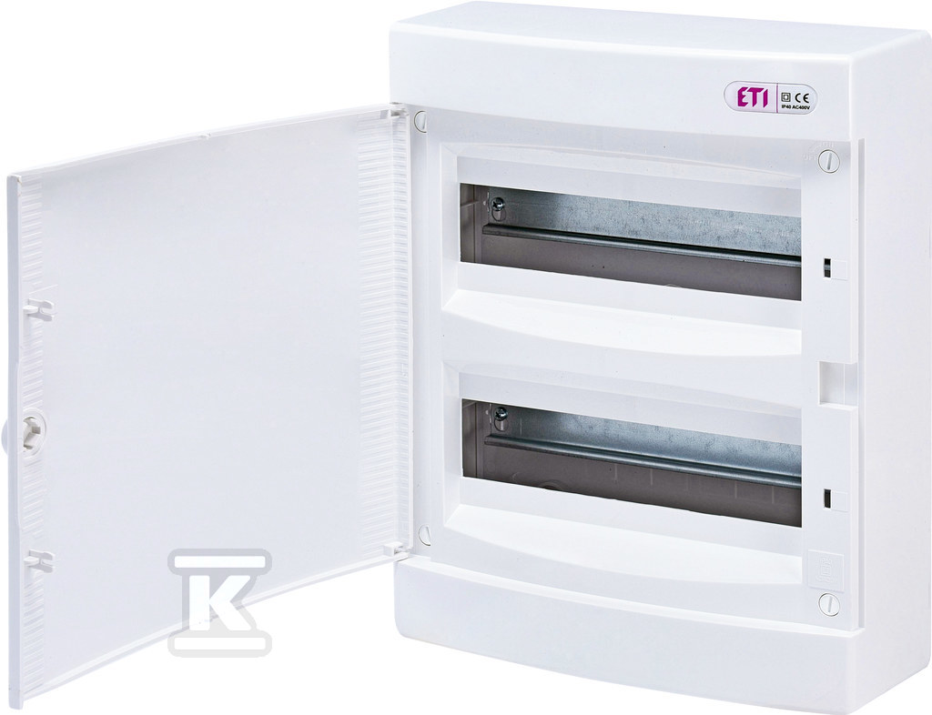 Rozdzielnica natynkowa 24 modułów IP40 drzwi białe ECT24PO-s 001101072 - obrazek 1