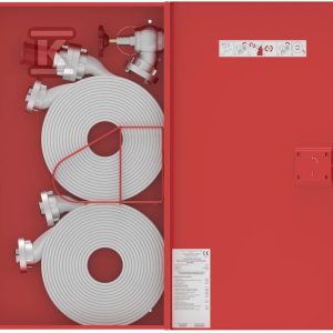 Hydrant wewnętrzny DN52 HW-52N-15+15-KO UNN natynkowy czerwony RAL3000 bez miejsca na gaśnicę, węże płasko-składane L=15+15m, zamek patent, wymiary 500x870x180mm 24213 Hydrant wewnętrzny DN52 HW-52N-15+15-KO UNN natynkowy czerwony RAL3000 bez miejsca na gaśnicę, węże płasko-składane L=15+15m, zamek patent, wymiary 500x870x180mm 24213