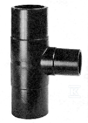 Trójnik doczołowy długi 90ST. d315x250 PE100, SDR11, PN10 gaz/PN16 woda, redukcyjny 753201054 - obrazek 1