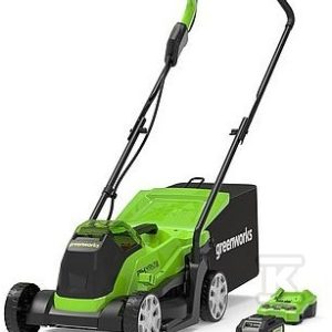 Kosiarka 33 Cm Greenworks Gd24Lm33K4 Zestaw Ładowarka + Aku 4 Ah 24V GR2516107UB Kosiarka 33 Cm Greenworks Gd24Lm33K4 Zestaw Ładowarka + Aku 4 Ah 24V GR2516107UB